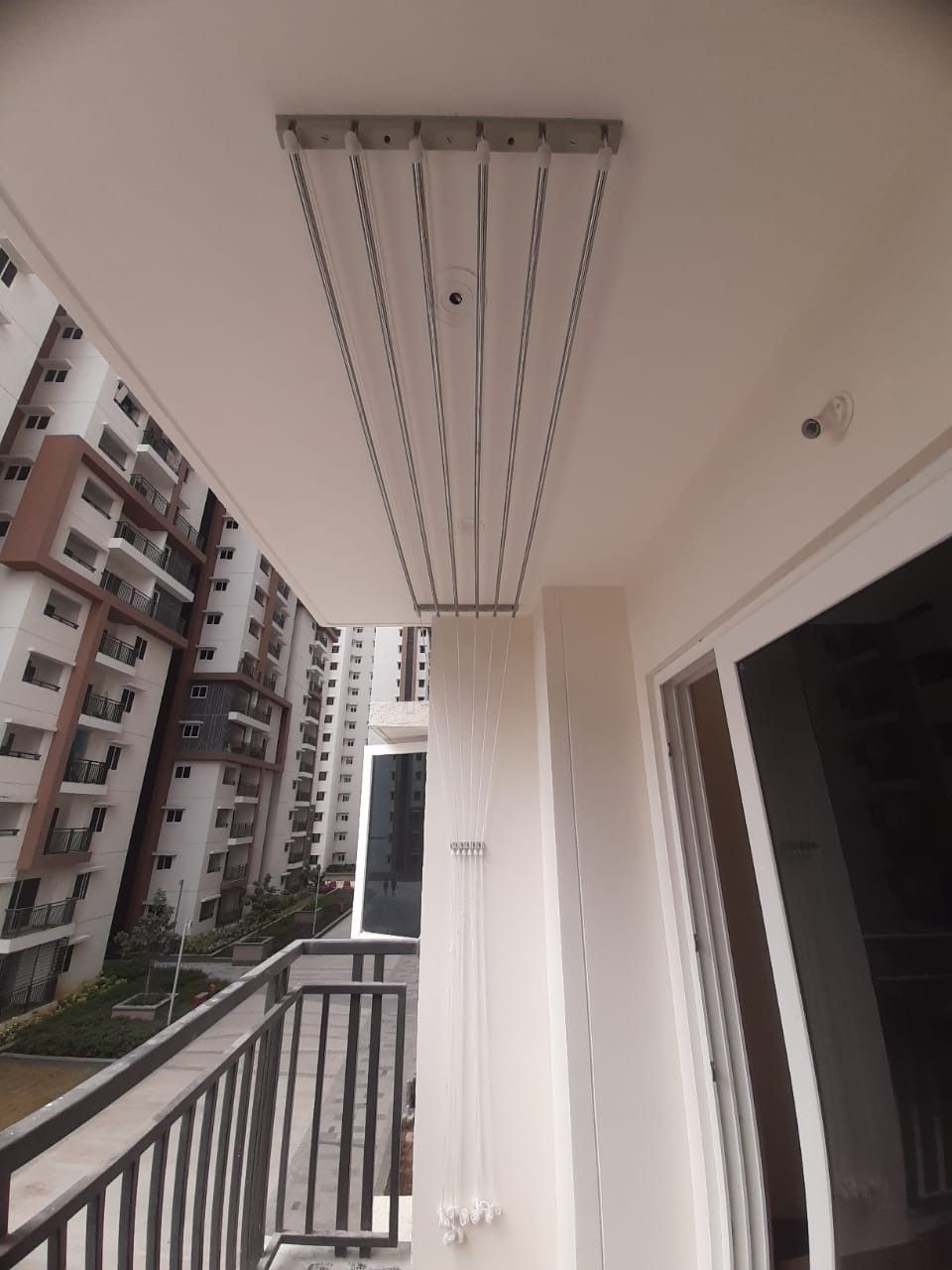 Gaara Ceiling Clothes Hangers installation in Hebbal, Bengaluru
