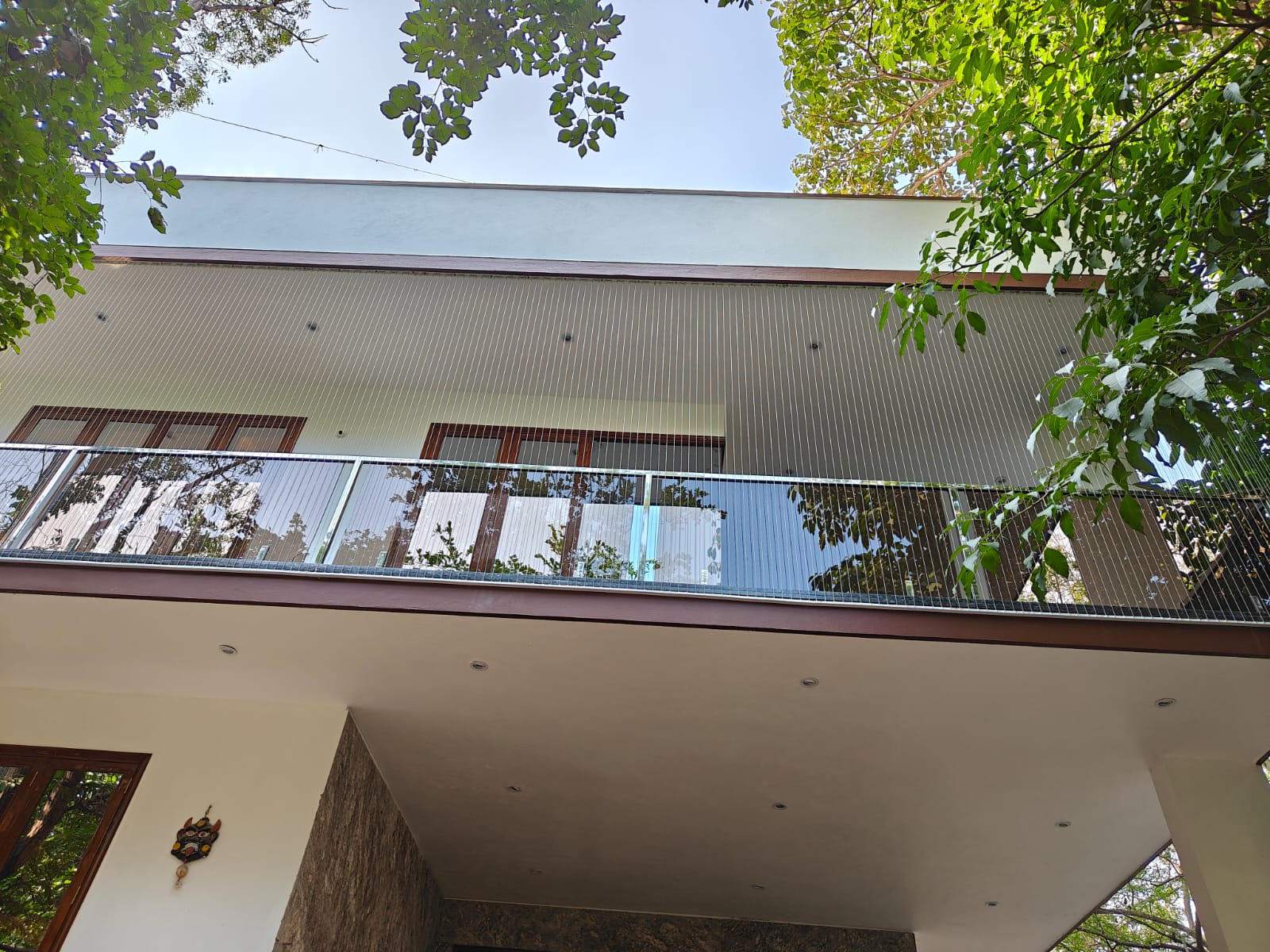 Residential balcony safety net project