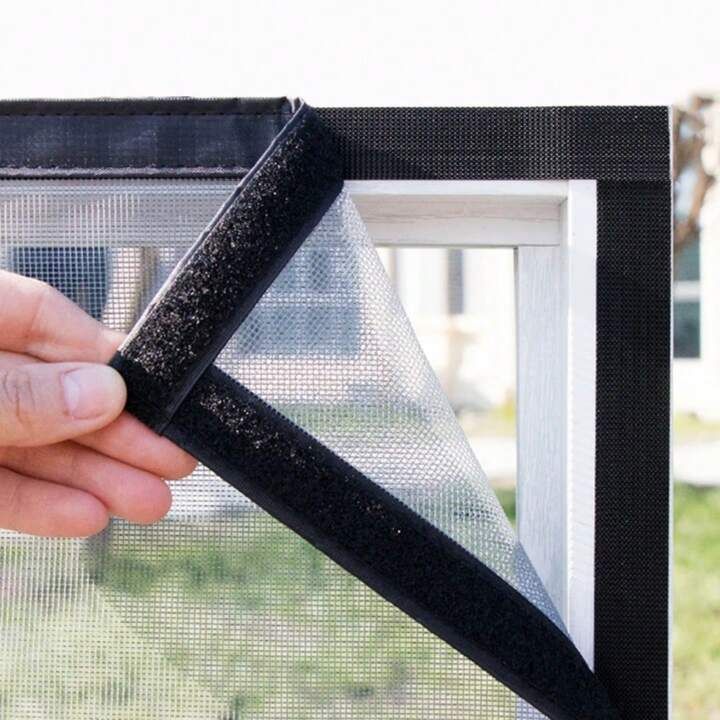 Window mosquito mesh installation