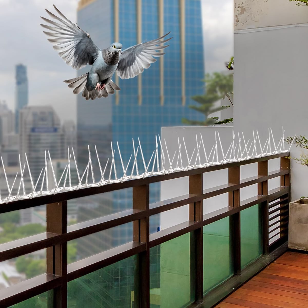 GAARA PIGEON SPIKES installation for pigeon deterrence in HAL, Bengaluru