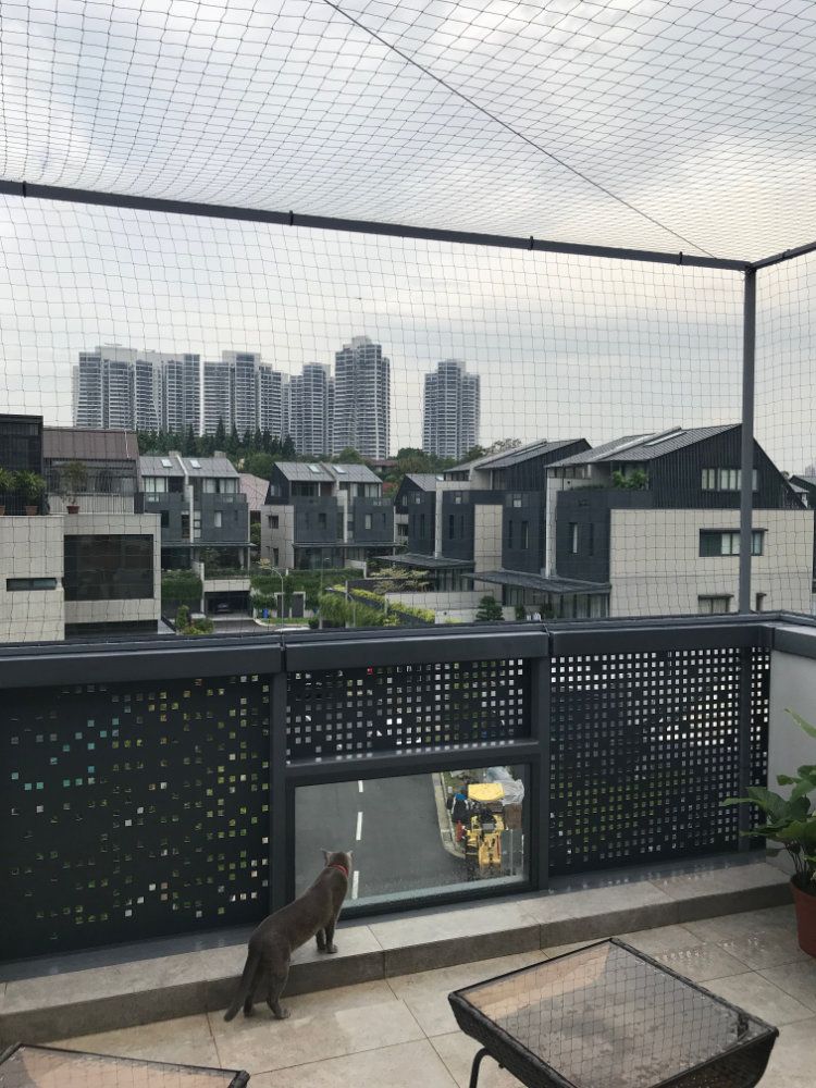 Terrace safety netting options for suitable rooftop and open terrace areas in Bengaluru
