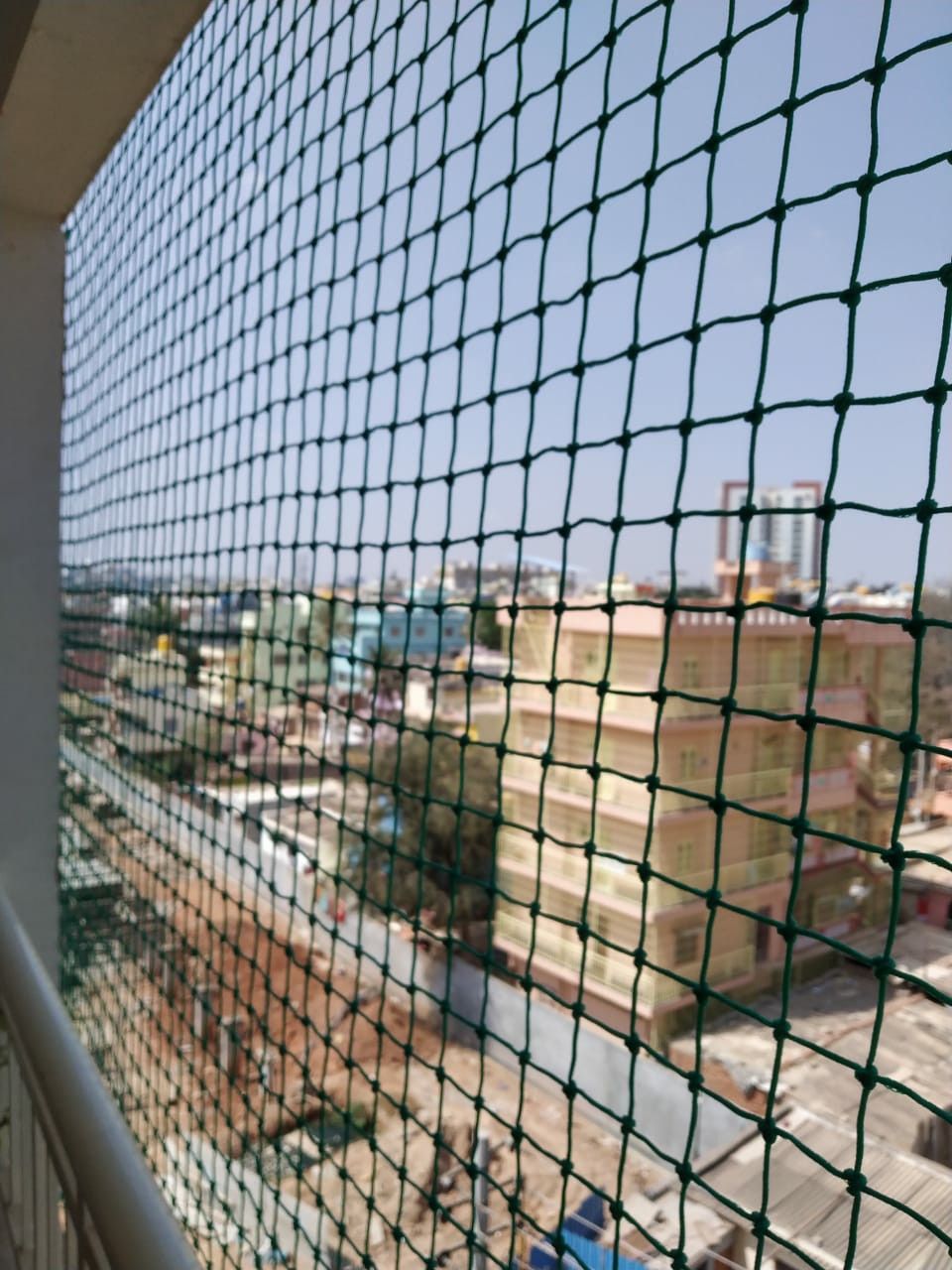 Window safety netting options for suitable residential windows and apartments in Bengaluru